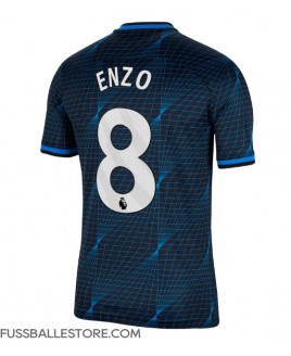 Günstige Chelsea Enzo Fernandez #8 Auswärtstrikot 2023-24 Kurzarm